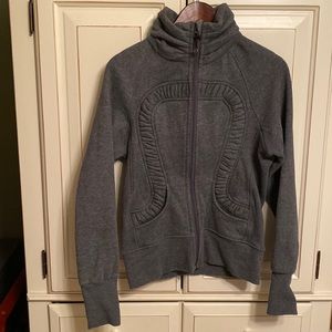 Lululemon dark gray full zip sweatshirt
